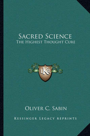 Cover of Sacred Science