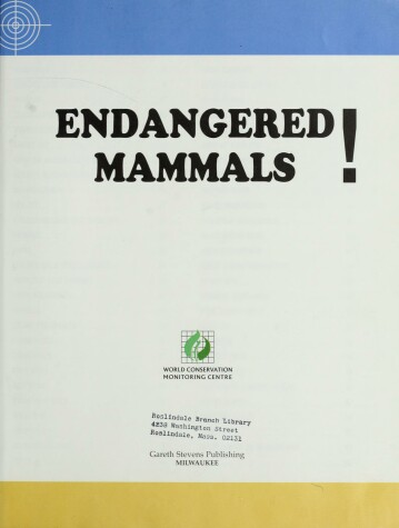 Cover of Endangered Mammals