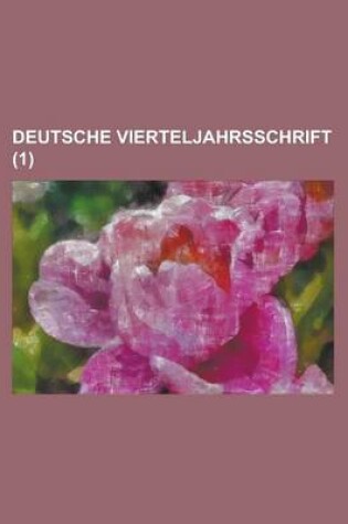 Cover of Deutsche Vierteljahrsschrift (1)