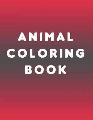 Book cover for Animal Coloring Book