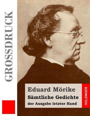 Book cover for Sämtliche Gedichte der Ausgabe letzter Hand (Großdruck)