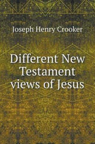 Cover of Different New Testament views of Jesus