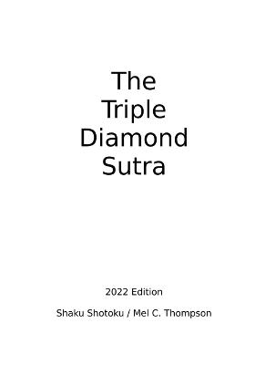 Book cover for The Triple Diamond Sutra 2022 Edition
