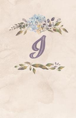 Book cover for Vintage Floral Monogram Journal - I