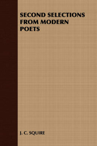 Cover of Second Selections from Modern Poets