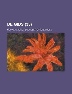 Book cover for de Gids; Nieuwe Vaderlandsche Letteroefeningen (33)