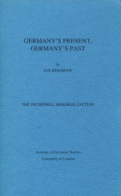 Book cover for Germany's Present, Germany's Past