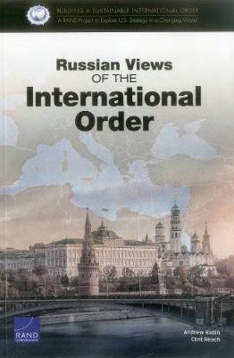 Book cover for Russian Views of the International Order