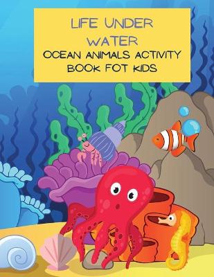 Book cover for Ocean Activity Book for kids