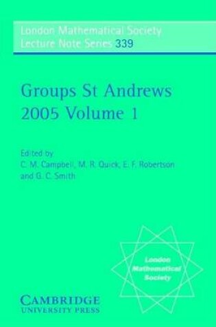 Cover of Groups St Andrews 2005