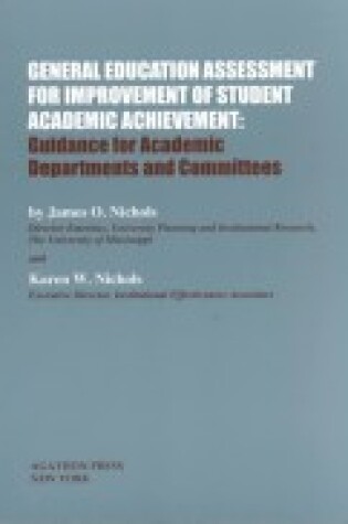 Cover of General Education Assessment for Improvement of Student Academic Achievement