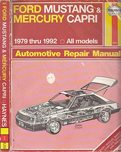 Book cover for Ford Mustang-Mercury Capri Automotive Repair Manual