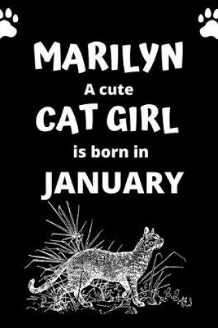 Cover of MARILYN a cute cat girl is born in January