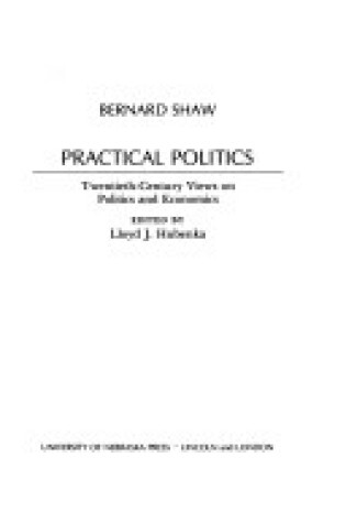 Cover of Practical Politics