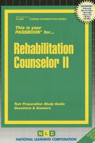 Cover of Rehabilitation Counselor II