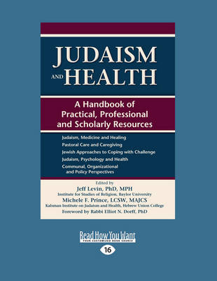 Book cover for Judaism and Health