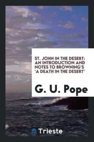 Cover of St. John in the Desert