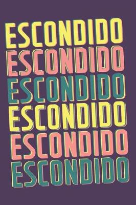 Book cover for Escondido Notebook