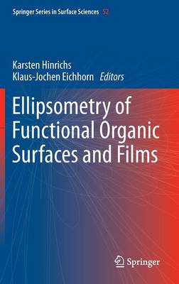 Cover of Ellipsometry of Functional Organic Surfaces and Films