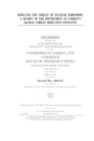 Cover of Reducing the threat of nuclear terrorism