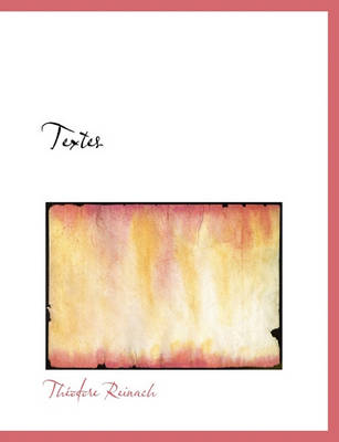 Book cover for Textes