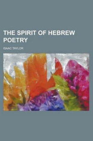 Cover of The Spirit of Hebrew Poetry