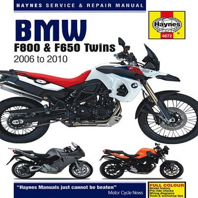 Book cover for BMW F800 (including F650) Twins Service and Repair Manual