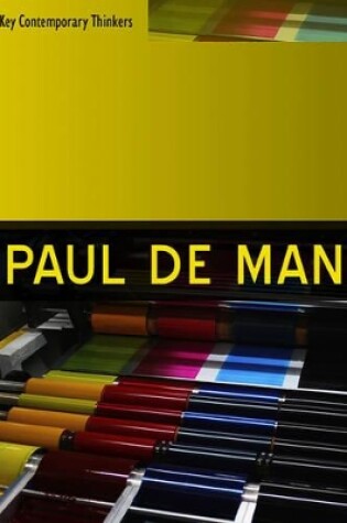 Cover of Paul de Man