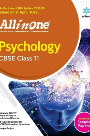 Cover of Cbse All in One Psychology Class 11 2022-23 Edition (as Per Latest Cbse Syllabus Issued on 21 April 2022)