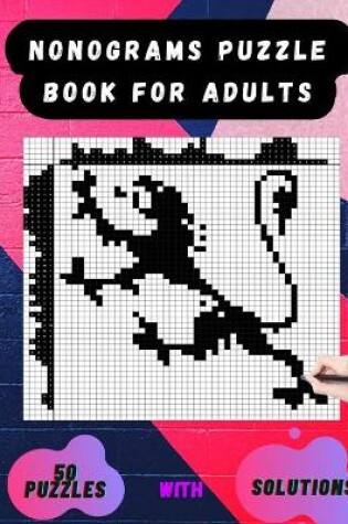 Cover of Nonograms Puzzle Book for Adults