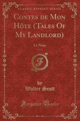 Cover of Contes de Mon Hôte (Tales of My Landlord), Vol. 1