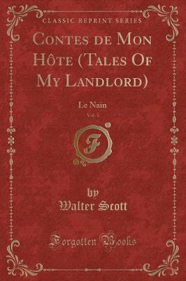 Book cover for Contes de Mon Hôte (Tales of My Landlord), Vol. 1