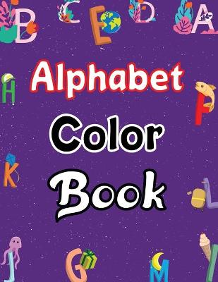 Book cover for alphabet color book