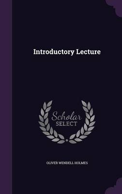 Book cover for Introductory Lecture