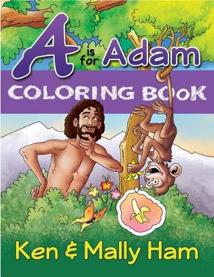 Book cover for A is for Adam Coloring Book