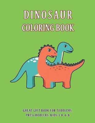 Book cover for Dinosaur Coloring Book