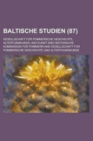 Cover of Baltische Studien (87)