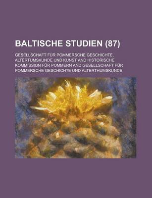 Book cover for Baltische Studien (87)