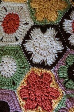 Cover of Handmade Afghan Throw with Flowers Crochet Journal