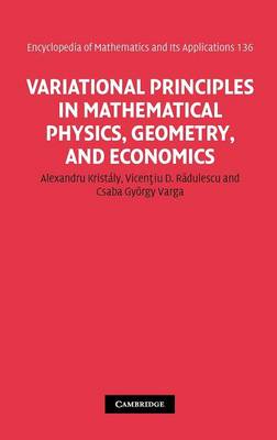 Book cover for Variational Principles in Mathematical Physics, Geometry, and Economics