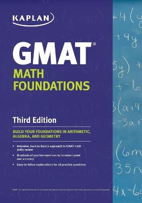 Book cover for Kaplan GMAT Math Foundations