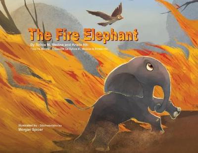 Book cover for The Fire Elephant - Translated in Setswana Paperback