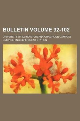 Cover of Bulletin Volume 92-102