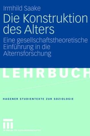 Cover of Die Konstruktion des Alters