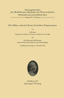 Book cover for Der Abbau schwerer Kerne bei hohen Temperaturen