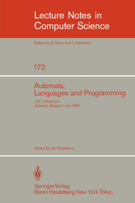 Book cover for Automata, Languages, and Programming