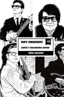 Book cover for Roy Orbison Adult Coloring Book
