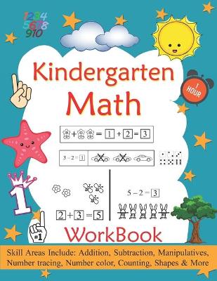 Book cover for Kindergarten Math Workbook