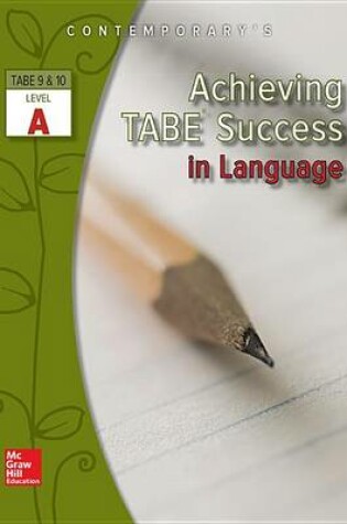 Cover of Achieving Tabe Success in Language, Level a Workbook