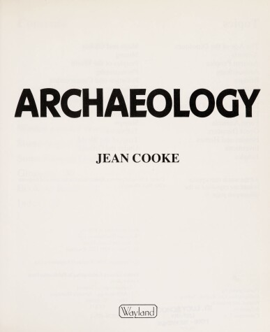 Book cover for Archaeology